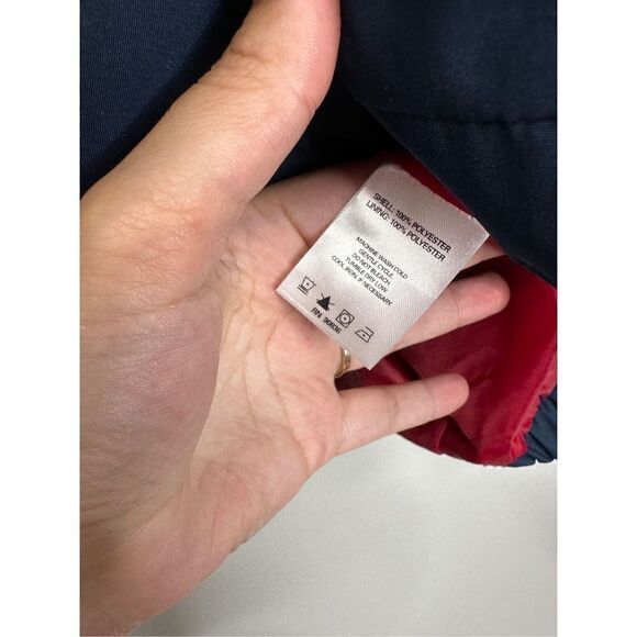 Port Authority Jacket Mens Large Dark Navy Blue/Red Legacy - Picture 8 of 8